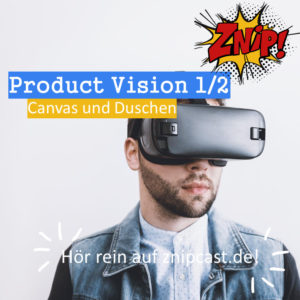 Product Vision 1/2 - Canvas und DUschen - Mann mit VR Brille