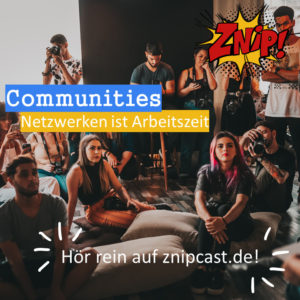 Communities - Netzwerken ist Arbeitszeit - Menschen bei einem Fotoworkshop zusammen am Ausprobieren