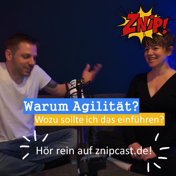 Znipcast - für gute Zusammenarbeit | Agilität, Scrum, KanBan, Psychologie, Teamentwicklung und NLP | Podcast der Znip Academy